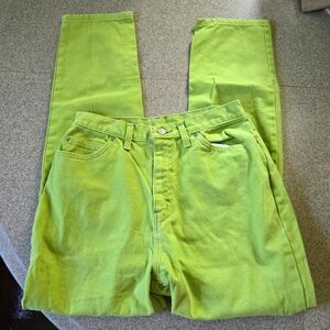 Vtg faded glory green jeans